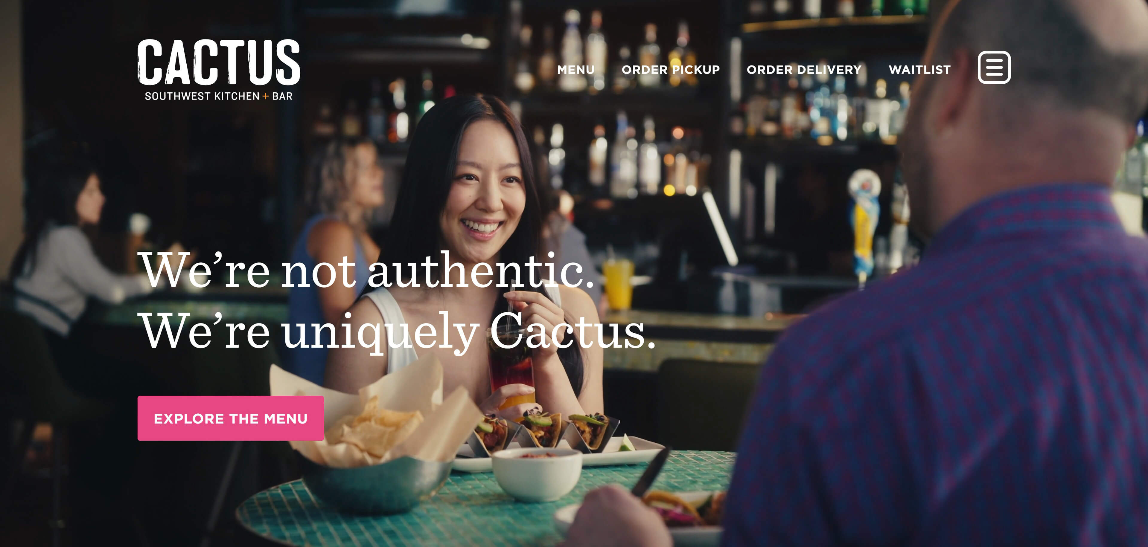 [Screenshot of website displaying landing video by Joybird Studios, hyperlink goes to current website]